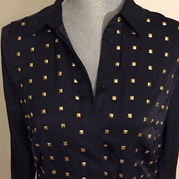 MICHAEL KORS - Button Down Shirt w/studs (M) ~ NWT - Picture 3 of 7